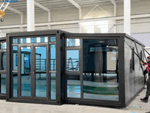 Domus Eco Friendly Móvel Pré-fabricada Expansível Container Casa com Recursos Cápsula para Villa Living
