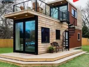 Casa Contêiner Modular Pré-Fabricada para Restaurante e Futuro Escritório à Prova de Fogo com Preço Razoável para Uso em Apartamentos Metro Quadrado