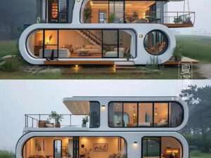 Casa Contêiner Pré-fabricada Modular Prefab Creative Luxury Homes