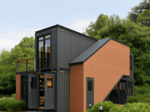 Design e Construção de Casa Contentor BG99: 3 Quartos - 3 Casas de Banho