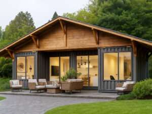 Projeto de Casa Contentor BG05: 2 Quartos - 2 Casas de Banho