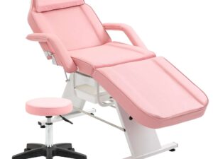 Camas de Beleza Multifuncionais em Couro para Hotéis, Spas e Salões – Ajustáveis para Terapia Facial e Cílios – Fornecimento Direto para Quartos