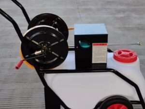 Pulverizador Elétrico de Alta Pressão 50L com Motor a Gasolina para Pomares, Máquina de Desinfecção Agrícola, Bomba de Pesticida para Fazendas e Jardins