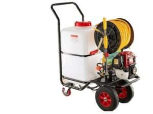 Pulverizador Agrícola de Quatro Tempos de Alta Potência Gasolina Pulverizador De Desinfecção De Estufa De Alta Pressão Empurrado À Mão Agricultura