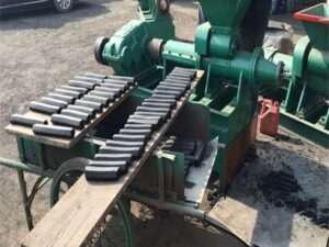 Nova Máquina De Barra De Pó De Carvão Vegetal Shell De Coco Carvão De Aço Azul Formando Fazenda Biomassa Briquete De Pó De Carvão Máquina De Escória