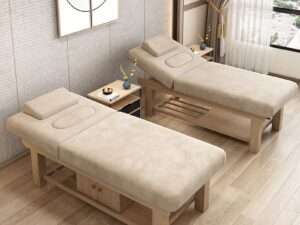 Cama de Massagem para Cílios e Sobrancelhas, para Salão de Beleza, Spa e Estética, e Spa Tailandês