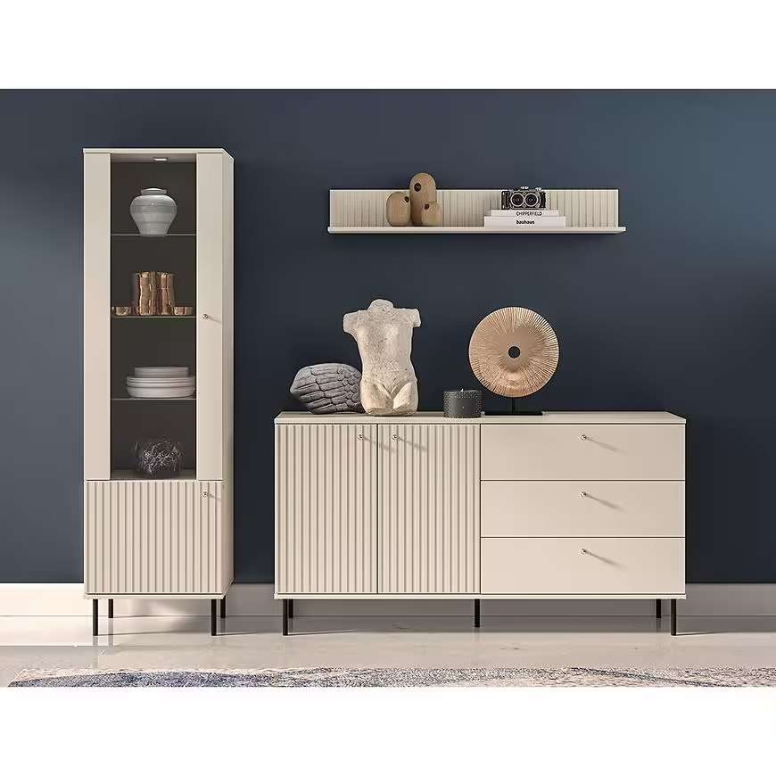 Destaques principais Materiais Ecologicamente Corretos: Melamina, papel e pintura NC ecológicos garantem espaços de vida sustentáveis e seguros. Design Moderno: Aparência moderna e elegante adiciona charme e sofisticação à sua casa. Construção Durável: Construído para durar com opções de espessura de placa de 9mm a 25mm. Espaçoso e prático: o design aberto oferece eficiência de espaço e apelo de decoração. Opções Personalizáveis: Escolha entre vários tamanhos, cores e materiais para atender às suas necessidades. Sobre este fornecedor Temos uma linha de produção completa, múltiplas colaborações profundas com clientes no exterior e as condições inerentes para fazer OEM para a marca. Seremos seu parceiro de desenvolvimento a longo prazo. Adicionamos conforto e elegância aos seus espaços com designs de qualidade e estéticos. Produzimos móveis funcionais e atraentes, oferecendo soluções específicas para as suas necessidades. Com nossas modernas técnicas de produção e equipe especializada, projetamos cada detalhe meticulosamente Transformamos os móveis dos seus sonhos em realidade com as nossas coleções que se adequam a todos os gostos e necessidades. Inspiramos os seus espaços com os nossos designs duradouros, resistentes e intemporais. A nossa dedicação à produção sustentável e responsável é demonstrada pelas nossas certificações FSC e BSCI, reforçando o nosso compromisso com o fornecimento ético e a responsabilidade social. Os produtos internacionais da ODA HOME alcançaram com sucesso mercados em mais de 20 países e regiões, incluindo EUA, Reino Unido, França, Itália, Austrália e Japão. Impulsionados pela inovação, excelência e satisfação do cliente, defendemos os princípios de negócios de preços competitivos, cronogramas de produção eficientes e excelente suporte pós-venda. Com mais de 100 funcionários qualificados e instalações de fabricação avançadas, nossa capacidade de produção chega a 40 contêineres por mês. Investimos consistentemente em tecnologias inovadoras e equipamentos modernos para garantir qualidade e acabamento excepcionais dos produtos. Estrategicamente localizados perto dos prósperos portos de Fuzhou e Xiamen, beneficiamos de um transporte eficiente e conveniente por mar, terra e ar, garantindo entregas pontuais e confiáveis aos nossos clientes internacionais. - Imagem 4